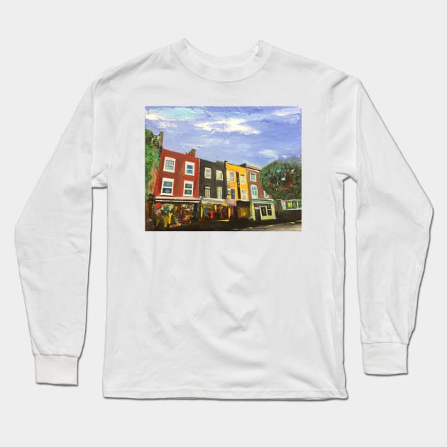 London, Camden Market Long Sleeve T-Shirt by golan22may